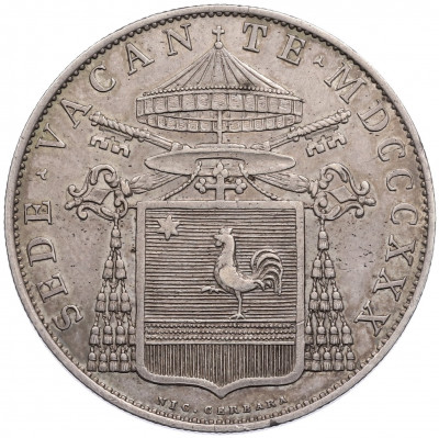 1 скудо 1830 года Папская область