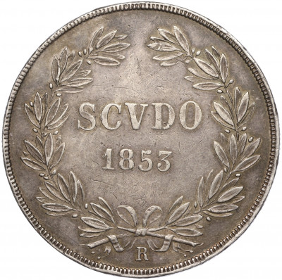 1 скудо 1853 года Папская область