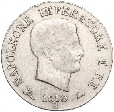 5 лир 1810 года В Наполеоновское королевство Италия