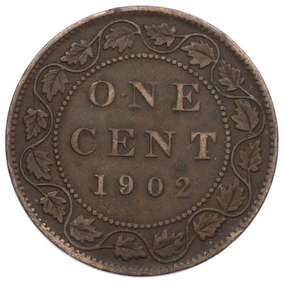 1 цент 1902 года Канада