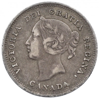 5 центов 1880 года Канада