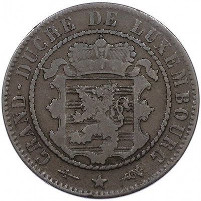 10 сантимов 1870 года Люксембург