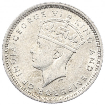 10 центов 1943 года Малайя