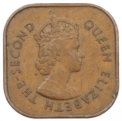 1 цент 1957 года Малайя и Британское Борнео