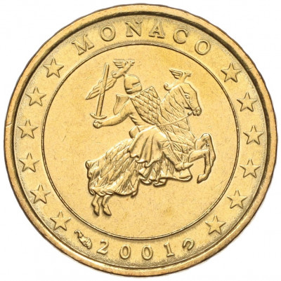 10 евроцентов 2001 года Монако