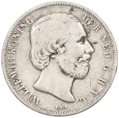 1 гульден 1863 года Нидерланды