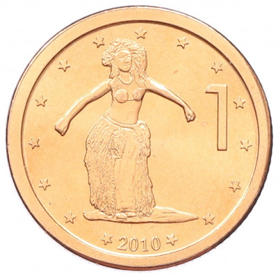 1 цент 2010 года Острова Кука