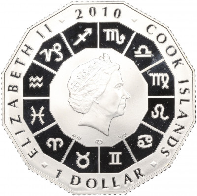 1 доллар 2010 года Острова Кука «Талисман удачи»