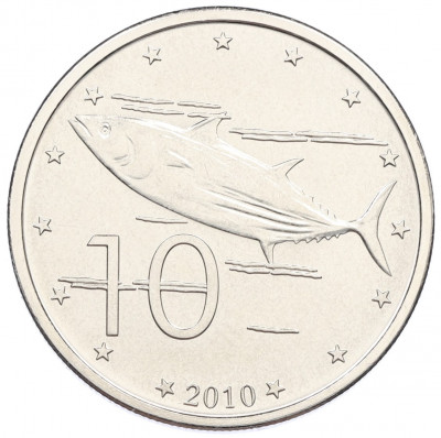 10 центов 2010 года Острова Кука