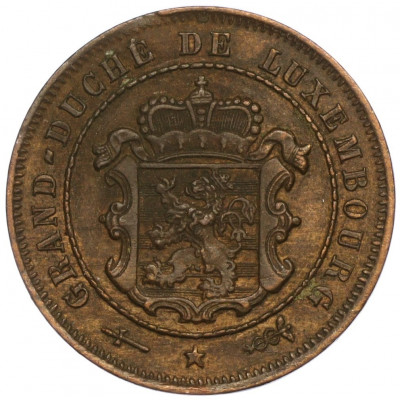2 1/2 сантима 1901 года Люксембург