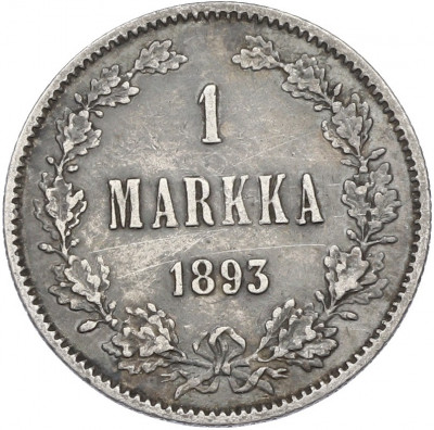 1 марка 1893 года Русская Финляндия