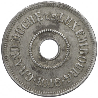 25 сантимов 1916 года Люксембург