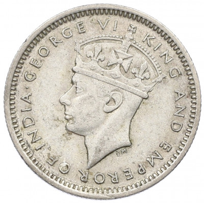 10 центов 1943 года Малайя