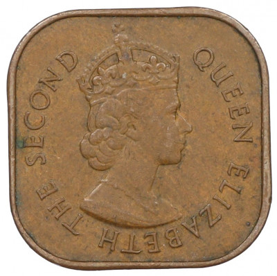 1 цент 1957 года Малайя и Британское Борнео