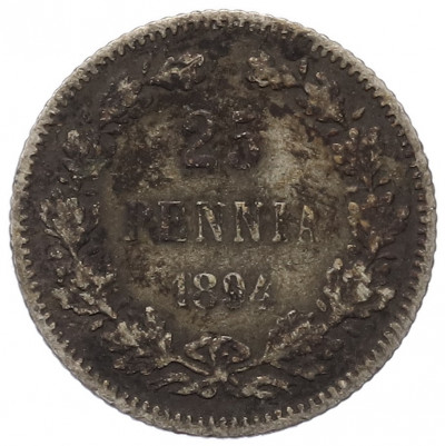 25 пенни 1894 года Русская Финляндия