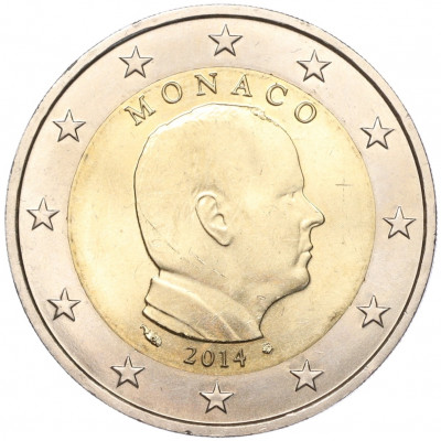 2 евро 2014 года Монако