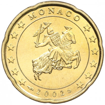 20 евроцентов 2002 года Монако