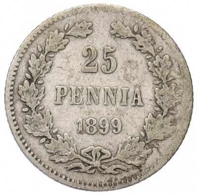 25 пенни 1899 года Русская Финляндия