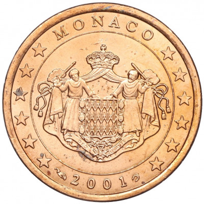 5 евроцентов 2001 года Монако