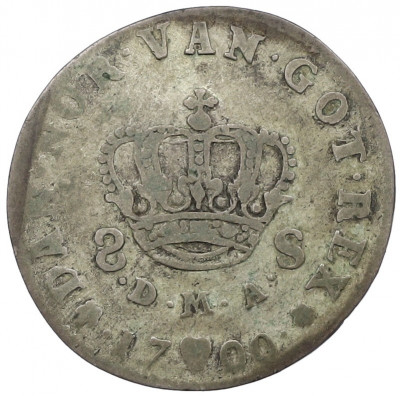 8 скиллингов 1700 года Норвегия (Фредерик IV)