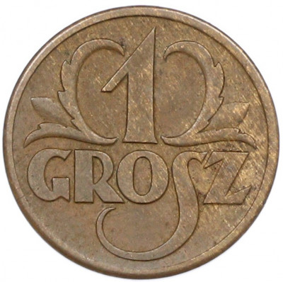 1 грош 1938 года Польша