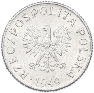 1 грош 1949 года Польша