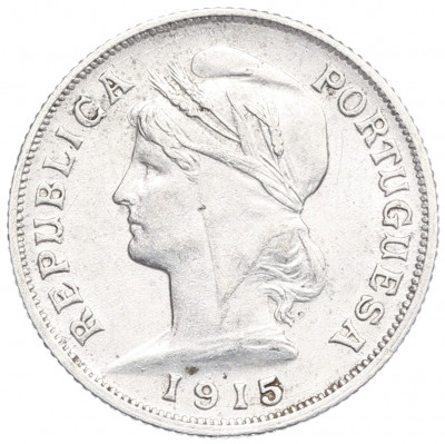 10 сентаво 1915 года Португалия