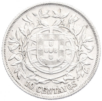 10 сентаво 1915 года Португалия