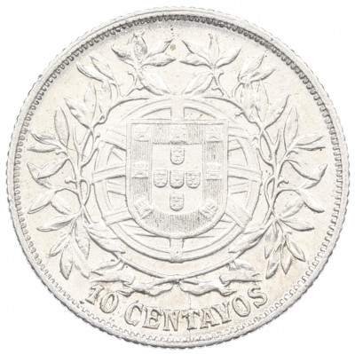 10 сентаво 1915 года Португалия