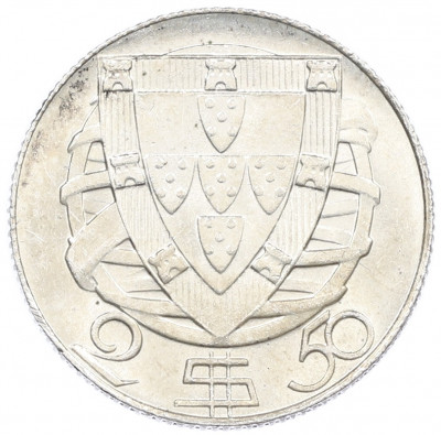 2.50 эскудо 1951 года Португалия