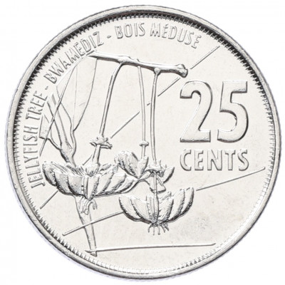 25 центов 2021 года Сейшелы