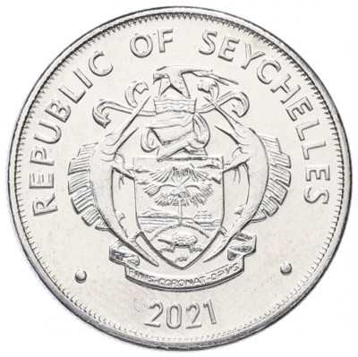 25 центов 2021 года Сейшелы