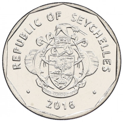 5 рупий 2016 года Сейшелы