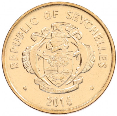 5 центов 2016 года Сейшелы