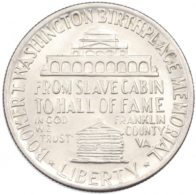 1/2 доллара (50 центов) 1946 года США «Букер Талиафер Вашингтон»