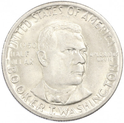 1/2 доллара (50 центов) 1950 года США S «Букер Талиафер Вашингтон»