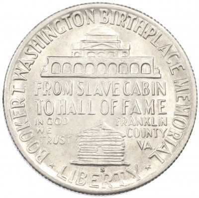 1/2 доллара (50 центов) 1950 года США S «Букер Талиафер Вашингтон»