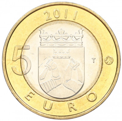 5 евро 2011 года «Исторические регионы Финляндии — Карелия»