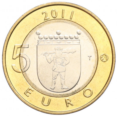 5 евро 2011 года «Исторические регионы Финляндии — Лапландия»