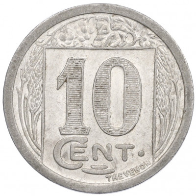 10 сантимов 1922 года Франция — комунна Руайан (департамент Приморская Шаранта) (Нотгельд)