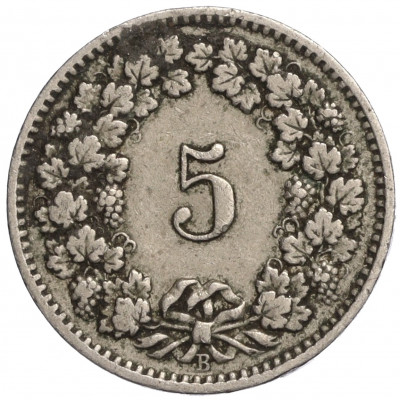 5 раппенов 1902 года Швейцария