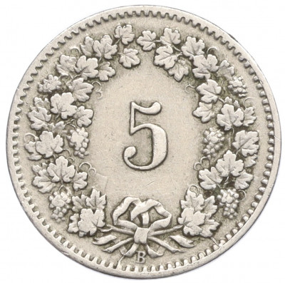 5 раппенов 1906 года Швейцария