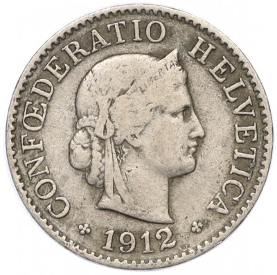 5 раппенов 1912 года Швейцария