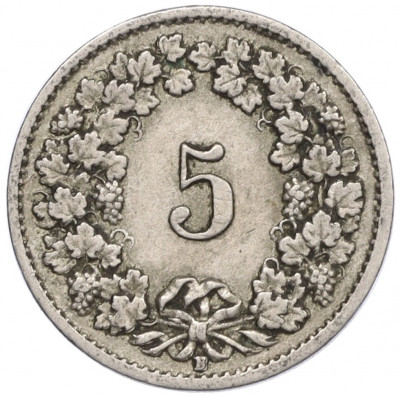 5 раппенов 1919 года Швейцария