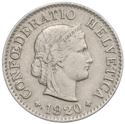 5 раппенов 1920 года Швейцария