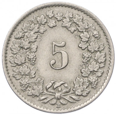 5 раппенов 1920 года Швейцария
