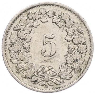 5 раппенов 1922 года Швейцария