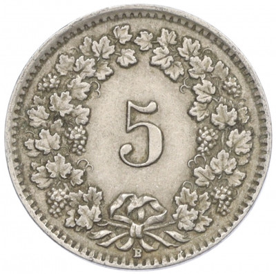 5 раппенов 1925 года Швейцария