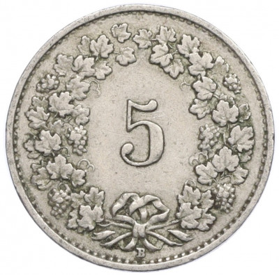 5 раппенов 1929 года Швейцария