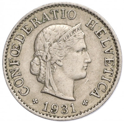 5 раппенов 1931 года Швейцария